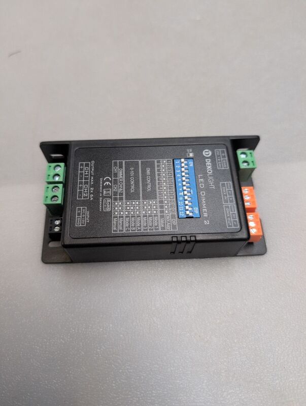 Deko Light LED-Dimmer 843336 Dimmer Lichtdimmer Schwarz 12V Energieeffizienz - 4042943192363