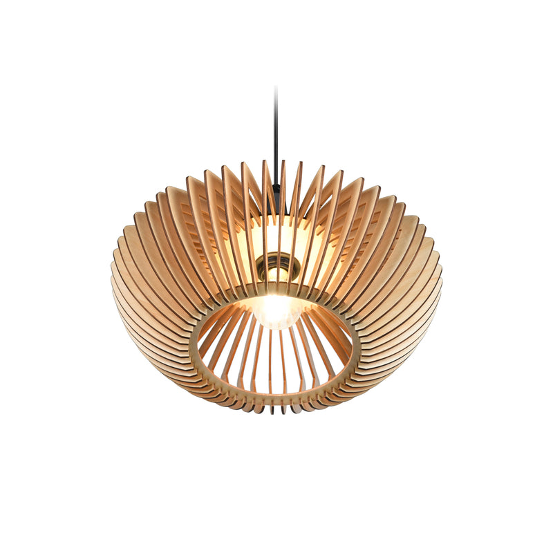 TRIO LIGHTING Hängelampe Hängeleuchte Colino LED Pendelleuchte dimmbar Holz hell - 4017807540277