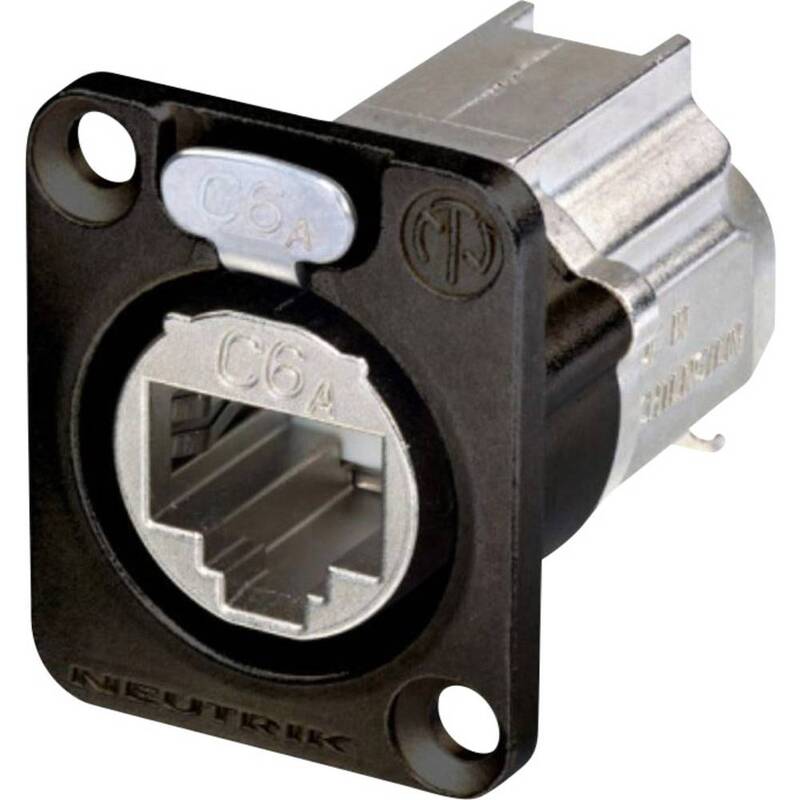 Neutrik Buchse Steckverbinder Datensteckverbinder RJ45 etherCON D Serie Schwarz - 7613187009303