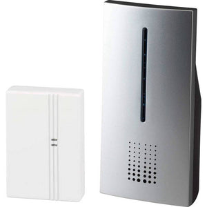 B-Ware Heidemann Funkklingel Komplett-Set HX Connect 100m Reichweite 8 Melodien Silber