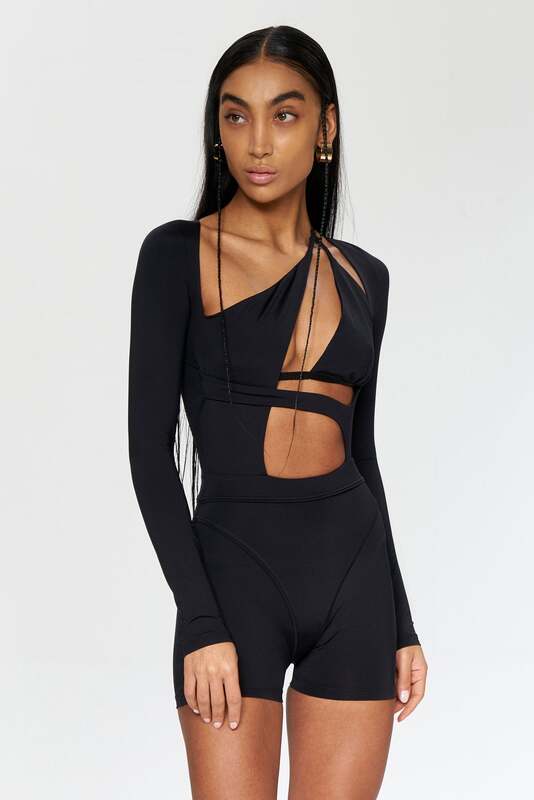 IAMNOTBASIC Playsuit Overall Astral schwarz Größe S Damen Einteiler Suit Frauen - 8682521047249