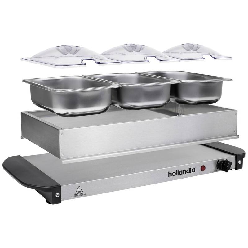 Tristar Buffet Servierer Edelstahl BP-6285 Heizplatte Handtuchheizkörper 4,8l - 8713016087225
