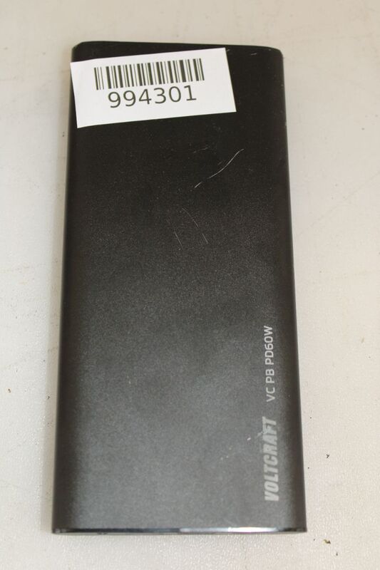 Voltcraft Powerbank 26800mAh Akku Ladegerät USB-C 3A Quick Charge schwarz - 4064161219943