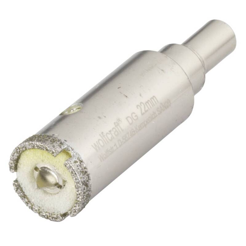 Wolfcraft Lochsäge 22mm diamantbeschichtet Bohrer Fliesen Handwerk Werkzeug - 4006885592209