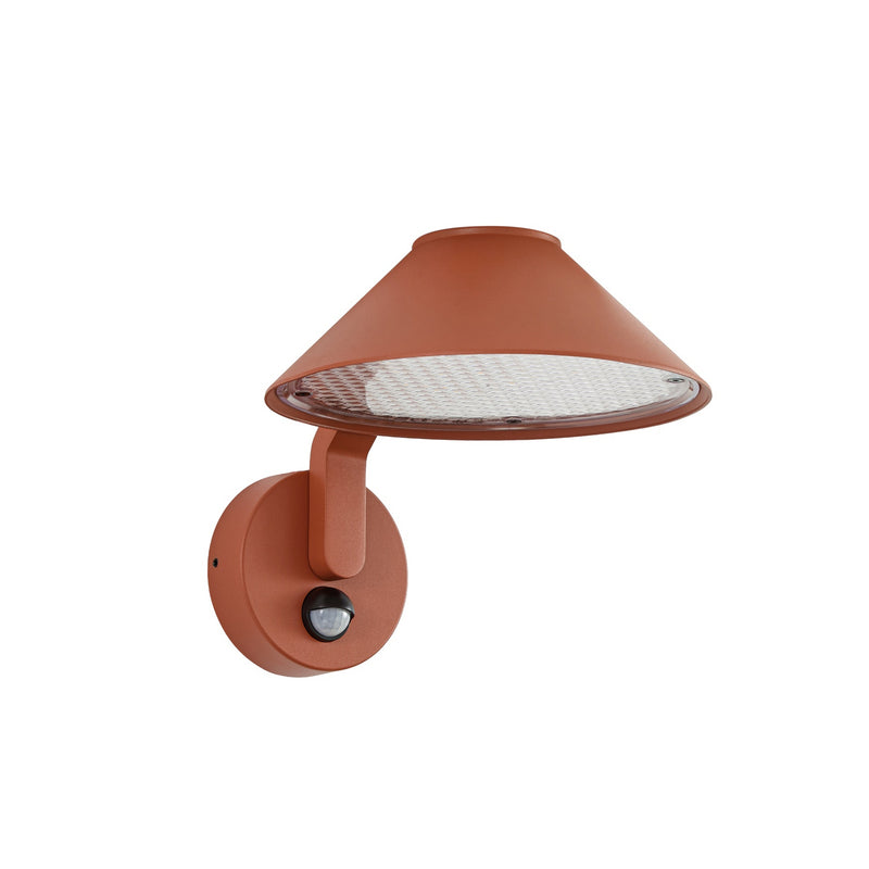 Lindby Außenwandleuchte Capelo LED Gartenlampe Wandleuchte terrakotta IP65 80cm - 4255830914089