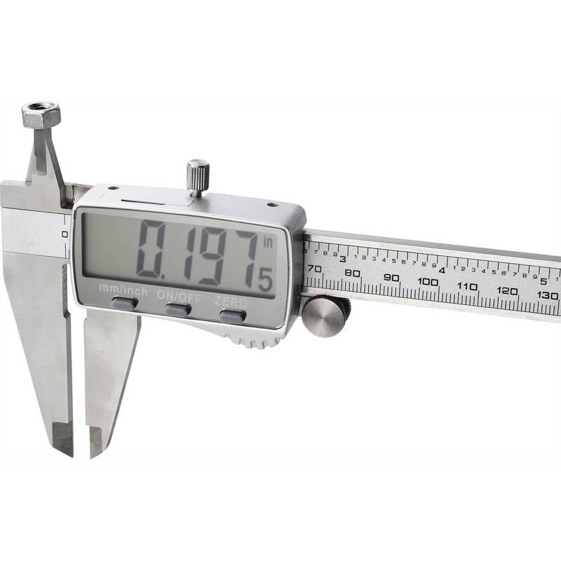Toolcraft Digitale Schieblehre 300mm Messschieber Präzisionsmessgerät Stahl 100g - 4064161188454