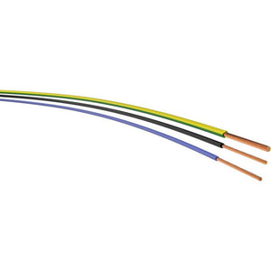 B-Ware VER Aderleitung Installationsleitung Kabel Kupfer H05V-K 0,5 gelb 100 m 5 STÜCK