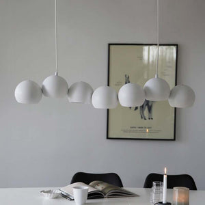 B-Ware Markslöjd Hängeleuchte Cupolo LED Pendelleuchte 7-flammig dimmbar weiß 101cm