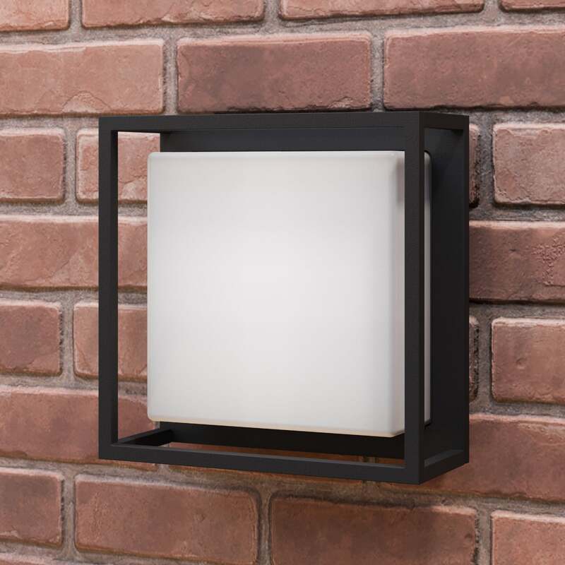 Lucande Außenwandleuchte Ilirian LED Gartenleuchte anthrazit 25cm IP54 3000K - 4251096580174