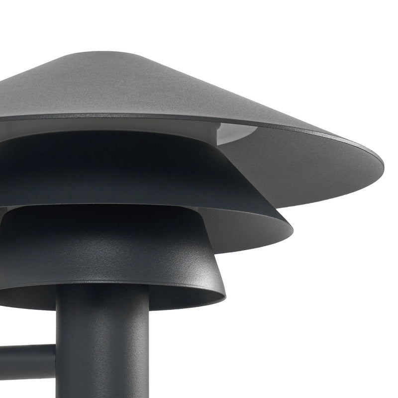 Lucande Außenwandleuchte Montaro Wandlampe LED Sensor anthrazit Aluminium IP54 - 4255830908668