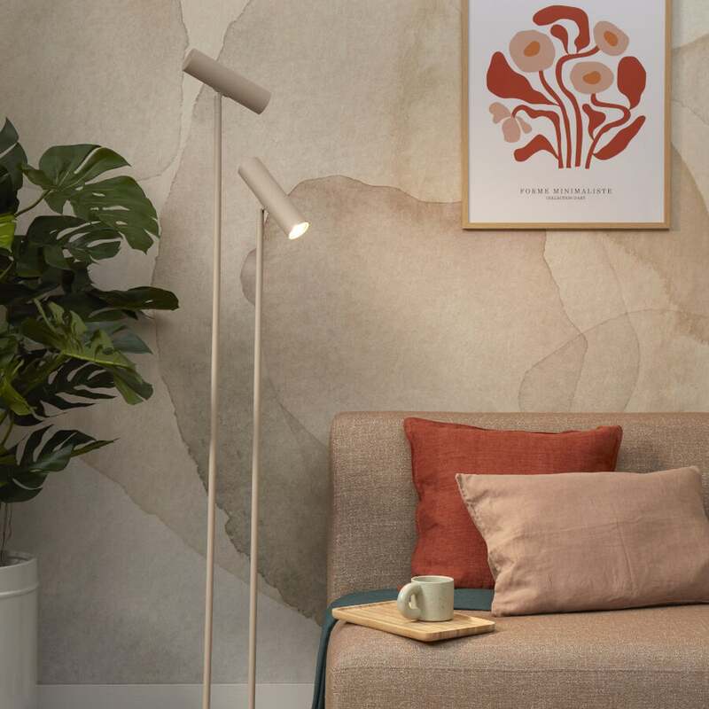 IT'S ABOUT ROMI Stehleuchte Havana sandfarben Lampe Leuchte 2x10W 162cm Höhe - 8716248094849