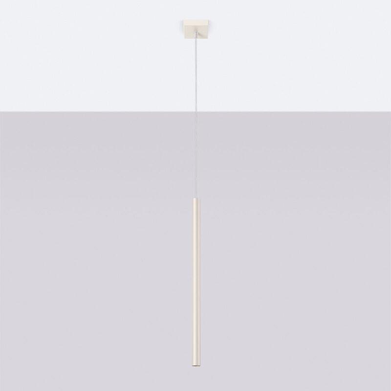 Pastelo Hängelampe Pendelleuchte Lampe beige 2 cm Stahl 3 flg - 5903282795006