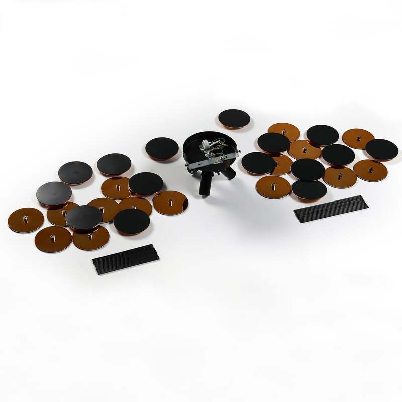 Lindby Deckenlampe Kinan LED E14 Leuchte dimmbar schwarz gold Ø 54 cm 3-flammig - 4251096527834