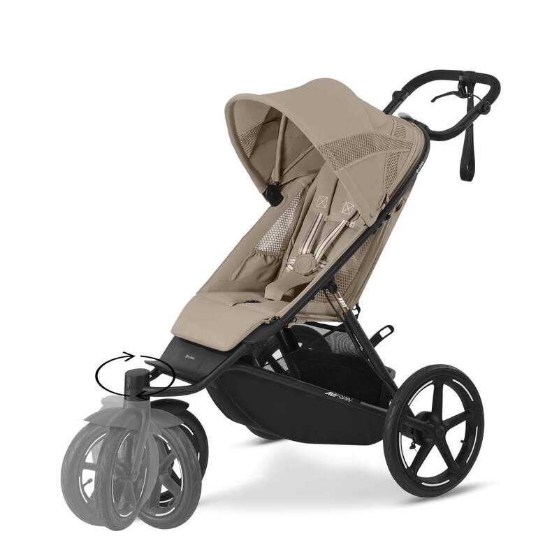 Cybex GOLD Passeggino AVI SPIN Black Seashell Beige - 4063846474820