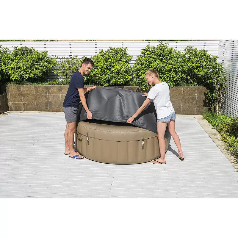 LAY-Z-SPA BW60318 Large Round Thermal Hot Tub Cover - Grey - 6941607321270