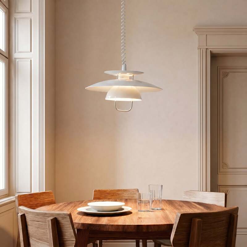 Lindby Hängelampe Hängeleuchte Nadija LED Pendelleuchte dimmbar weiß 43cm Höhe - 4251096525458