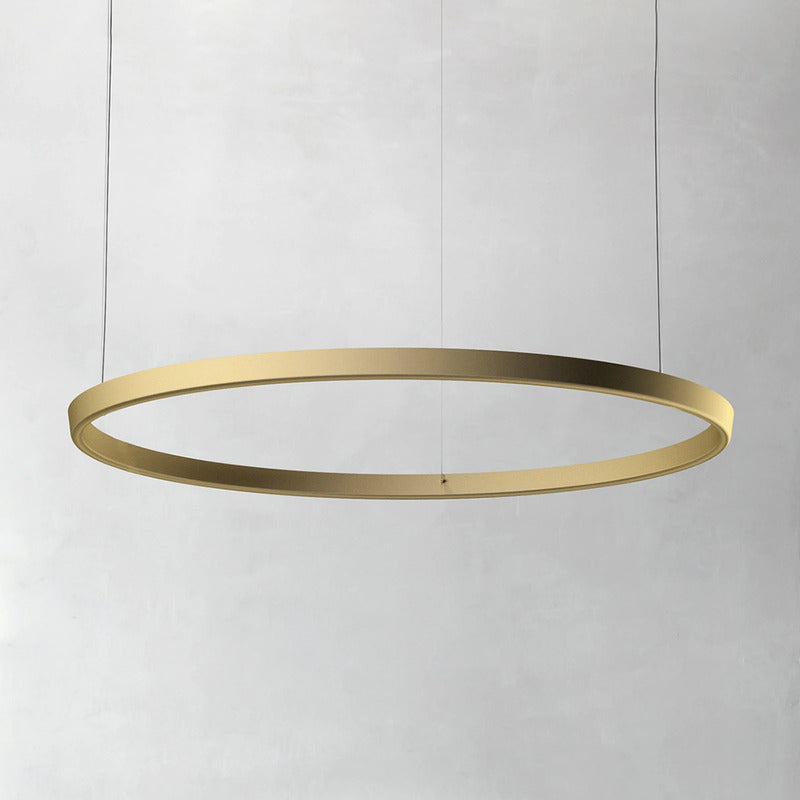 Luceplan Compendium Circle Hängeleuchte Deckenleuchte LED 110cm messing Lampe - 6030306