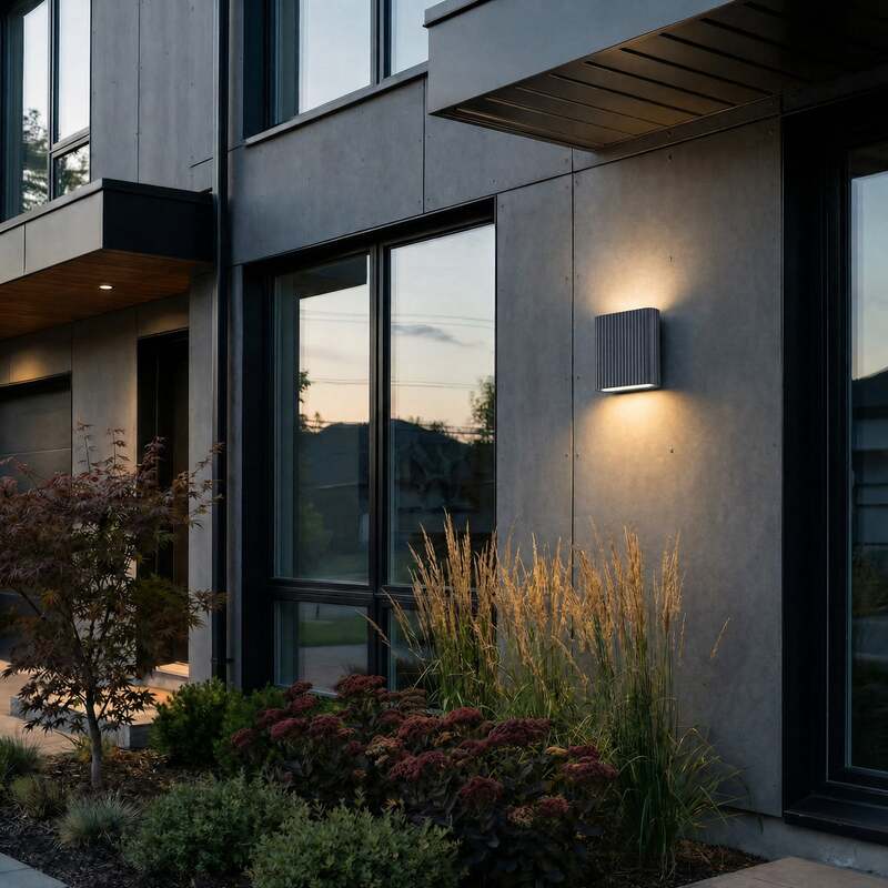 Lucande Außenwandleuchte Gartenlampe Raija LED Lampe dimmbar anthrazit 19cm - 4255830911569