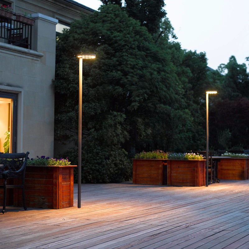 Lucande LED Outdoor Light Jannis, Anthracite, Metal, 200cm - 6291105700870