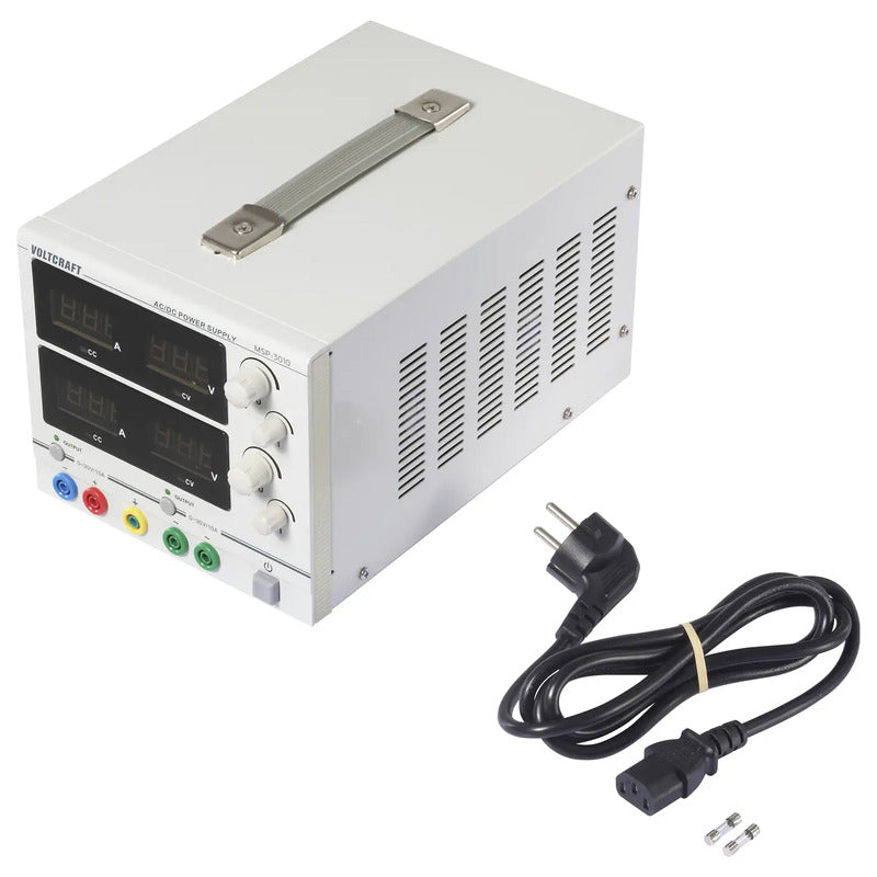 Voltcraft Labornetzgerät MSP-3010 einstellbar 2 Ausgänge 0-30V 0-10A 600W 4mm - 4064161491547