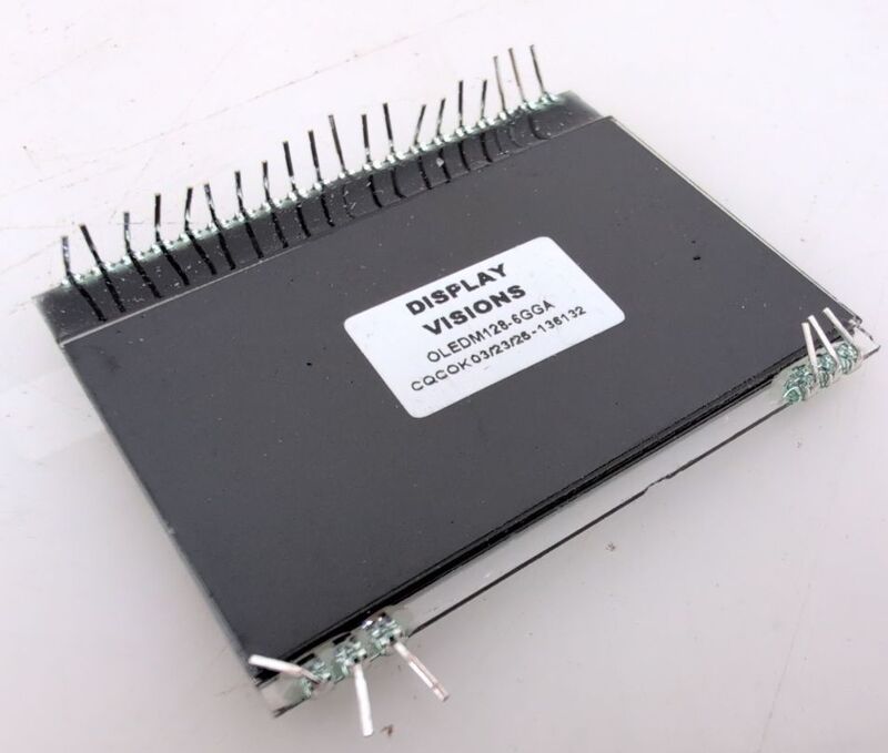 DISPLAY VISIONS OLED-Display Grafik-OLED 128x64 Pixel 55x43mm Schutzglas gelb - 2050006563953