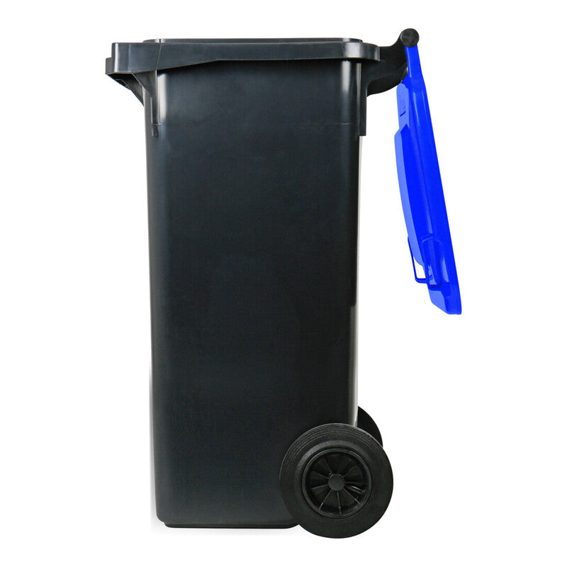 STIER Müllgroßbehälter Abfallbehälter 80l grau UV-stabilisiert 445x520x939mm - 4251709624523