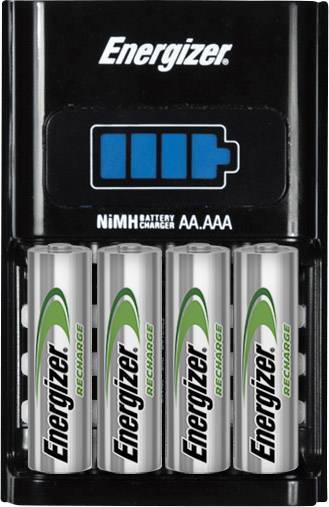 Energizer Rundzellen-Ladegerät Batterie-Ladegerät Laden NiMH Micro AAA Mignon AA - 7638900421248