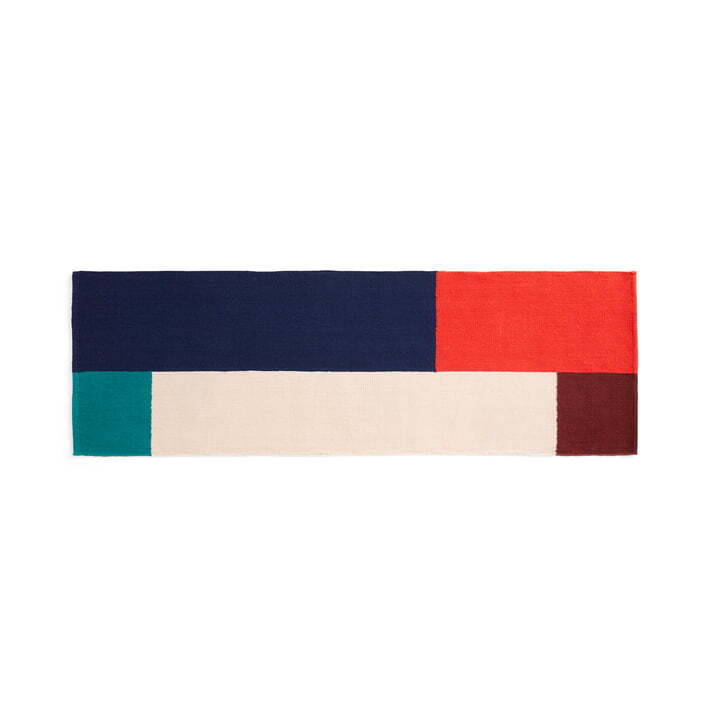 Hay Ethan Cook Flat Works Läufer Teppich Vorleger Wohnzimmerteppich 80x250 wave - 5710441296263