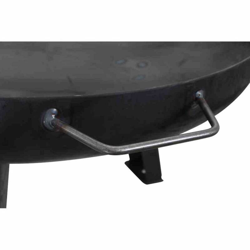 Siena Garden Feuerschale Feuerstelle Stahl Anthrazit Tragegriff 55 cm - 4019111413513