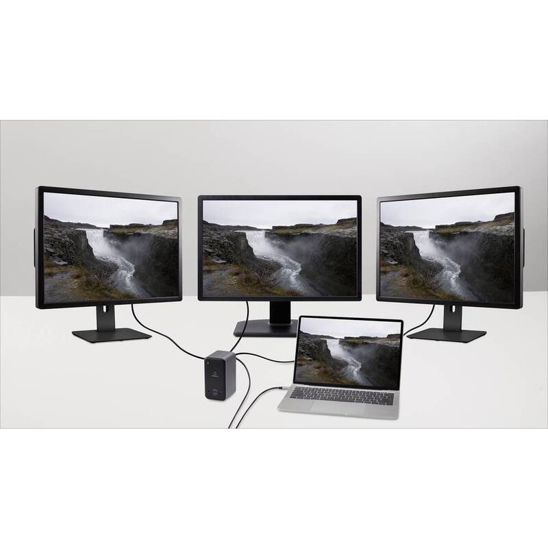 Renkforce USB-C Notebook Dockingstation Universal Ladefunktion Ladeturm Laden - 4064161039251