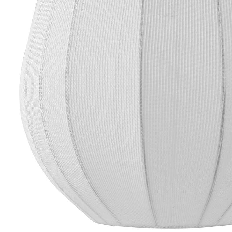 Lindby Hängeleuchte Helin weiß Ø 30 cm dimmbar E27 Stoff 150 cm Abhängung - 4251911793796