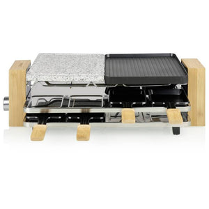 B-Ware Princess Pure 8 Raclette Antihaftbeschichtung Tischgrill Heißer Stein Pfännchen
