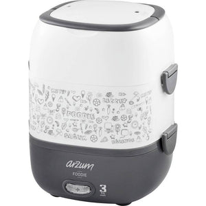B-Ware arzum AR1073W AR1073 Lunchbox Brotdose Elektrische Weiß Mobiler Behälter