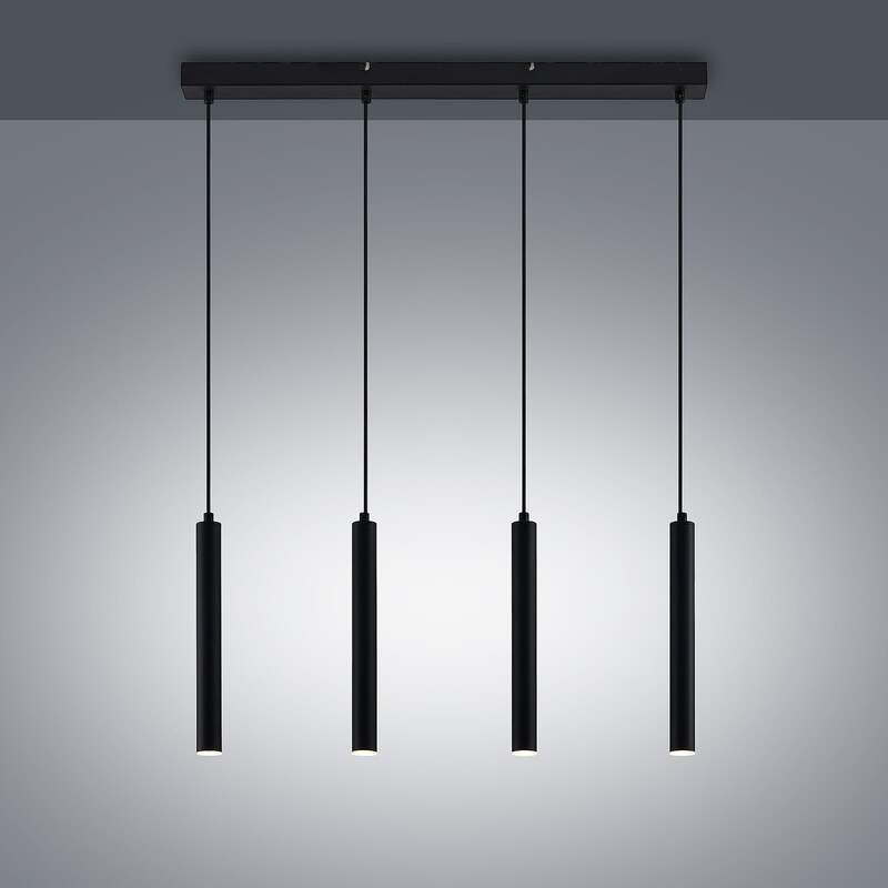Arcchio LED Hängeleuchte Pendelleuchte Kammeron Schwarz Eisen Leuchte Lampe - 4251096586985