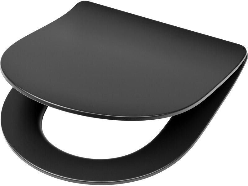 Cedo WC-Sitz Duroplast Schwarz Absenkautomatik Mix & Match Badezimmer Sitz - 4016959199395