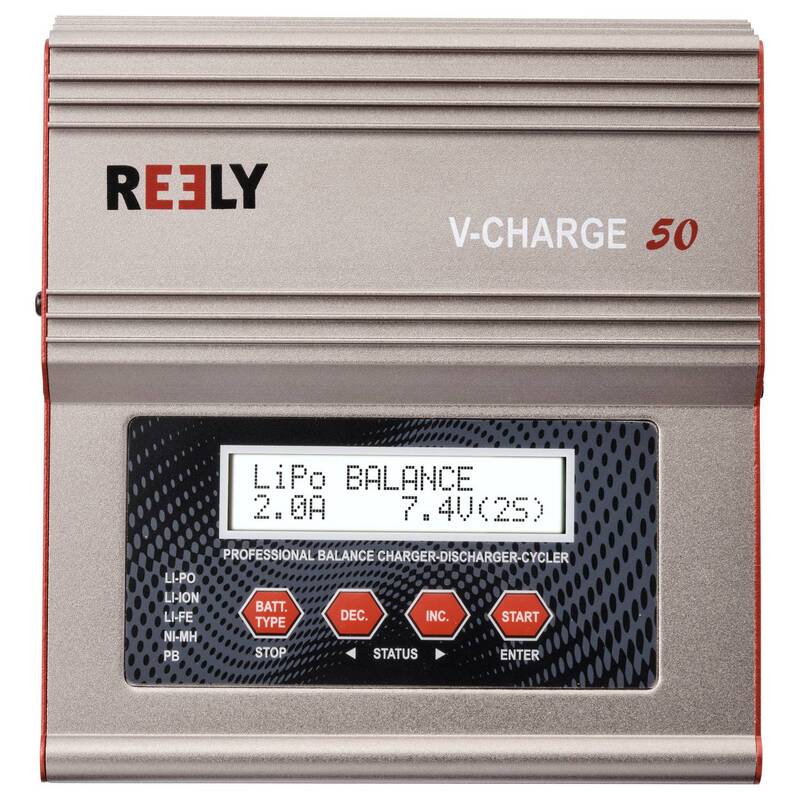 REELY V-Charge 50 Multifunktions-Ladegerät für Modellbau 100-240V 50W 7A - 4064161242644