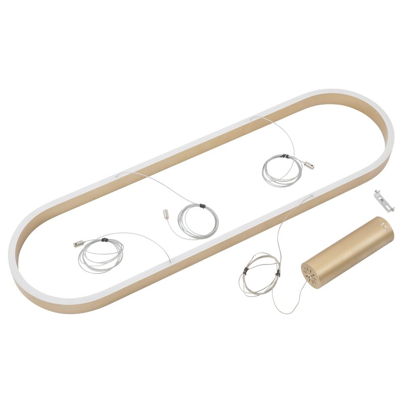 Lucande LED Hängeleuchte Pendelleuchte Smart Melinay Gold WLAN Tuya Dimmbar186 - 4251911778304
