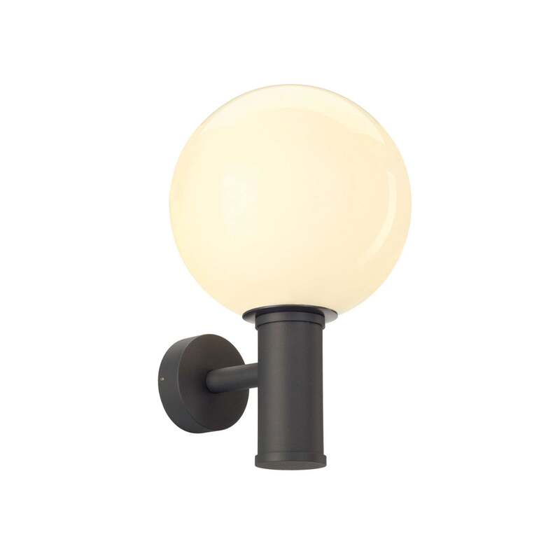 SLV Außenwandleuchte Gloo Pure IP44 anthrazit Gartenleuchte Wandleuchte Lampe - 4024163222235