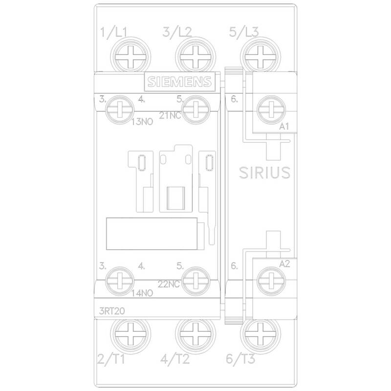 Siemens Leistungsschütz Schütz 3RT2026-1AN60 3polig 690V AC Schraubanschluss - 4011209839496
