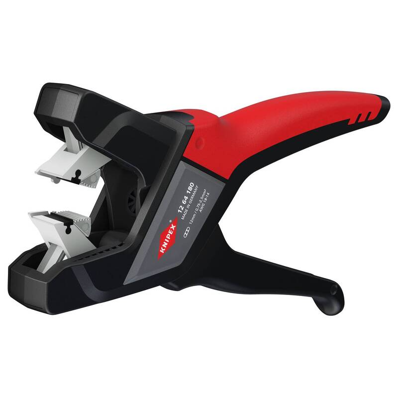 Knipex Abisolierzange für Flachkabel Zange mit PVC-Isolation 0.75 bis 2.5 mm² - 4003773073284