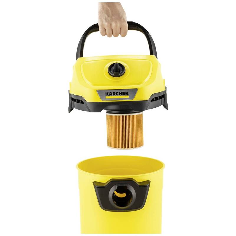 Kärcher Nass-/Trockensauger WD 3 V-17/4/20 Sauger 1000W 17l Kunststoff gelb 4m - 4066529117304