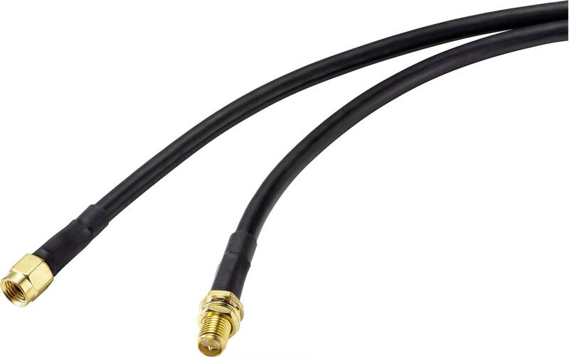 SpeaKa Professional Antennen Verlängerungskabel Verlängerung Kabel 10 m Schwarz - 4064161157498