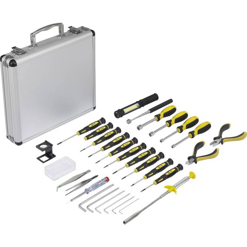 Basetech Heimwerker Techniker Elektriker Werkzeugset Koffer 30-tlg. Werkzeug Set - 4053199931675