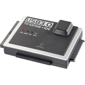 B-Ware Renkforce USB 3.0 zu IDE+SATA Konverter Externe Festplatte Adapter 2.5-3.5" Kit