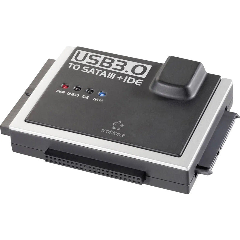 Renkforce USB 3.0 zu IDE+SATA Konverter Externe Festplatte Adapter 2.5-3.5" Kit - 4016138941180