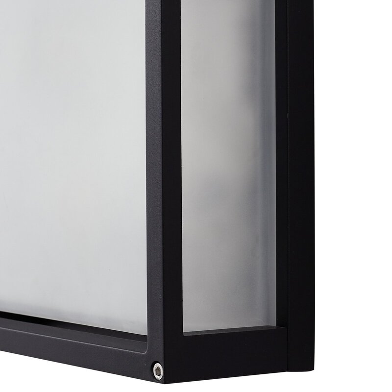 Lucande Außenwandlampe Aurelien anthrazit 25x25 cm mit Sensor IP54 - 4251911797268