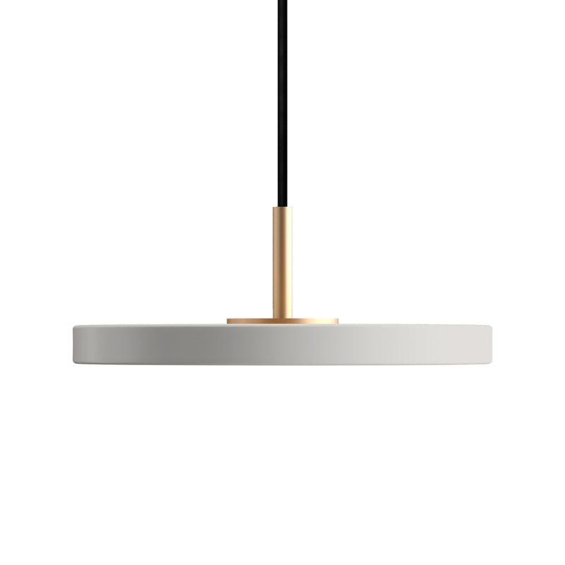 UMAGE Hängelampe Asteria MicroV2 LED dimmbar hellgrau messing Pendelleuchte - 5710302025193