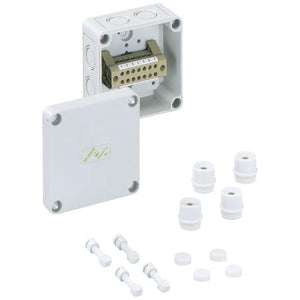 B-Ware Spelsberg Reihenklemmen-Gehäuse RKK 4/07-7x4² IP66 grau 94x94x57mm 1 Stück