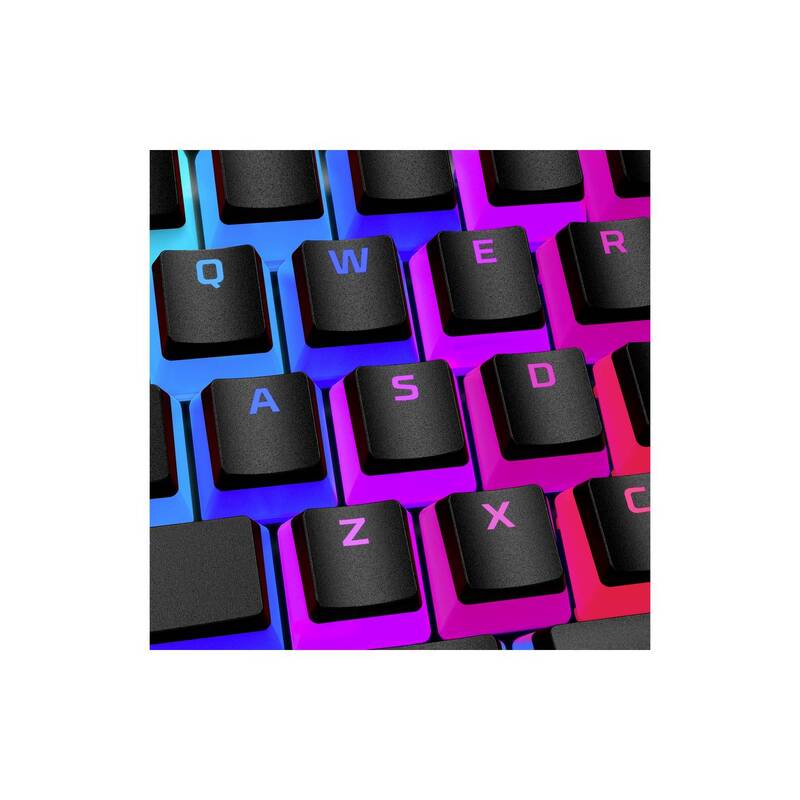 HyperX Pudding Keycaps Tastenkappen Schwarz (HKCPXA-BK-DE/G) (4P5P4AD#ABD) - 0196188487532
