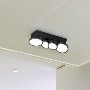 B-Ware LIGHTME Deckenleuchte Deckenlampe LED Aqua GU10 schwarz Lampen austauschbar964